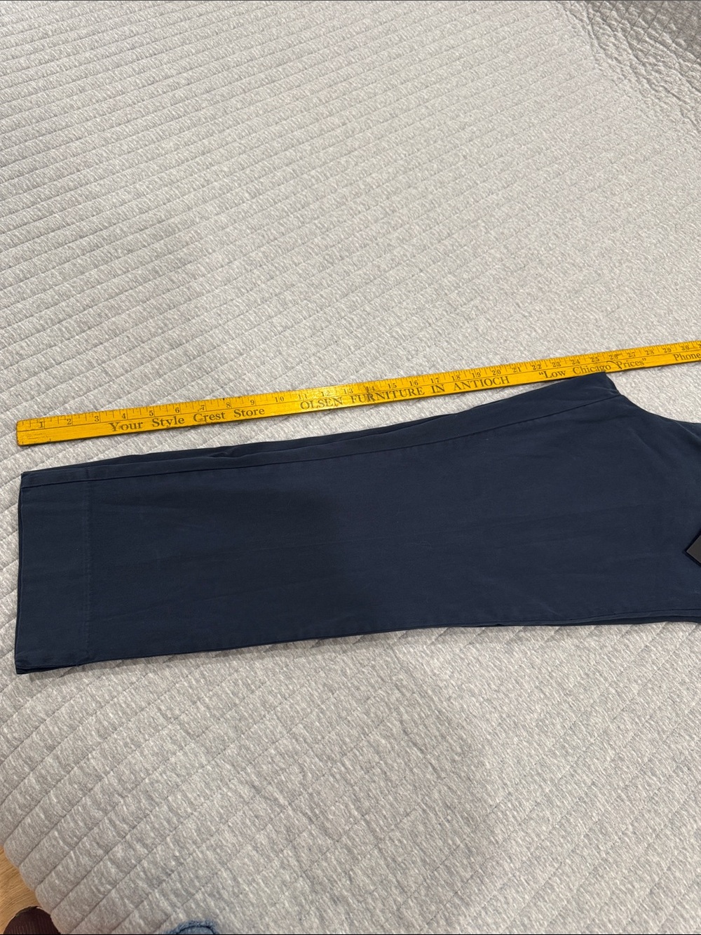 Liverpool LA Navy blue Kelsey Trouser straight leg trouser Sz 6/28 NWT - Picture 4 of 9